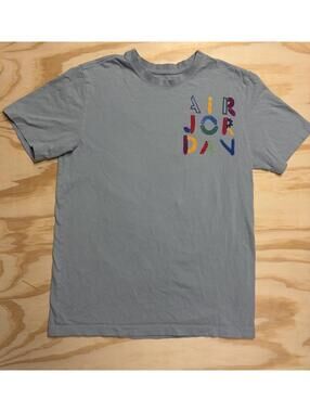 Air Jordan Men’s Medium Colorful Graphic Print Short Sleeve T Shirt